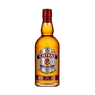 芝华士（Chivas Regal）12年苏格兰调和威士忌酒 原瓶 洋酒 海外版 调配型洋酒 芝华士12年 750mL 1瓶