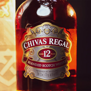 芝华士（Chivas Regal）12年苏格兰调和威士忌酒 原瓶 洋酒 海外版 调配型洋酒 芝华士12年 750mL 1瓶