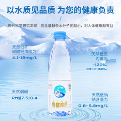 阿尔泰山雪都冰泉 500ml天然低氘冰川水小瓶装饮用水非矿泉水整箱