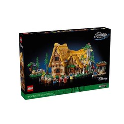 LEGO 乐高 43242白雪公主和七个小矮人森林小屋迪士尼拼搭积木玩具