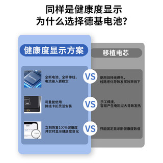 德基DEJI【度显示】苹果12电池 iPhone12电池 苹果手机换电池 大容量不弹窗 3320mAh