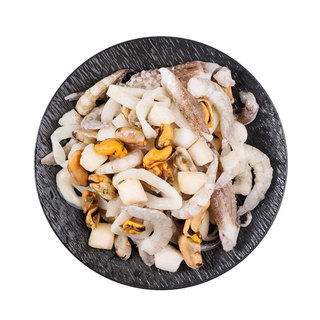 海鲜什锦1kg（内分2袋装）虾仁鱿鱼扇贝贻贝 生鲜海鲜水产