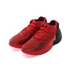 adidas 阿迪达斯 新年红中帮缓震耐磨男大童运动鞋童鞋米切尔4代运动鞋实战篮球鞋
