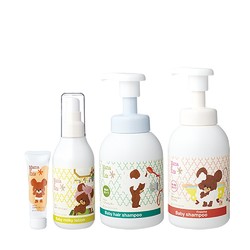 mama&kids 日本直邮MamaKids专柜正品婴儿敏感肌洗护礼盒小熊限定包装