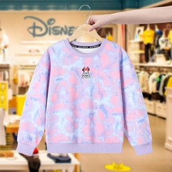 Disney 迪士尼 秋款米妮ip印花女童长袖卫衣运动衫女童卫衣