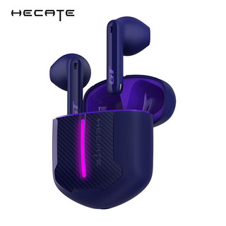漫步者（EDIFIER）HECATE GT2真无线蓝牙5.3【45ms低延时】半入耳式游戏音乐耳机 适用黑鲨华为小米 蓝紫色
