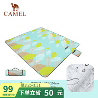 CAMEL 骆驼 户外防潮地垫野炊防潮垫露营野餐垫子帐篷野外野餐布睡垫 A9SFSY007飞叶2×2m