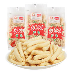 PANPAN FOODS 盼盼 膨化虾条烤肉味60g*3零食大礼包好吃的怀旧小吃食品美食