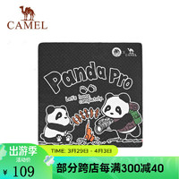 CAMEL 骆驼 野餐垫野营地垫户外铺垫露营防潮垫加厚折叠坐垫 1J32267154，黑色，200*200cm