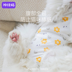 神经猫 猫咪绝育服母猫手术衣服冬季防掉毛断奶术后防舔防掉宠物猫猫防护