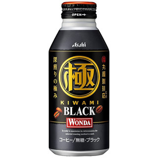 朝日 WONDA即饮咖啡液黑咖啡饮料冰美式液体咖啡整箱装批 400g 3瓶 黑咖啡
