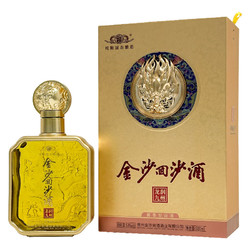 JINSHA 金沙 回沙酒 酱香型高度白酒 53度 500mL 1瓶 龙润九州无礼品袋