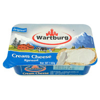 Wartburg 沃特堡 奥地利进口蒜香味涂抹奶油奶酪冷藏早餐涂抹贝果面包 沃特堡原味