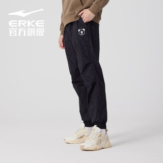 百亿补贴：ERKE 鸿星尔克 男春季运动长裤耐磨电池熊猫常规款
