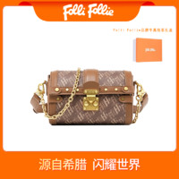 百亿补贴：Folli Follie 新款牛皮轻奢巴比龙包包潮流斜挎包