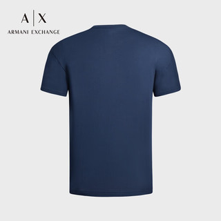 阿玛尼ARMANI EXCHANGE24春季AX男装圆领创意徽标印花T恤