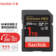  SanDisk 闪迪 SD存储卡U3C10 4K 至尊超极速版数码相机内存卡 200M 128GB　