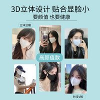 88VIP：昵迪 医用口罩3d立体一次性医疗官方正品女秋冬款独立包装