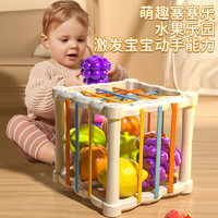 SNAEN 斯纳恩 婴儿玩具0-1岁早教水果塞塞乐宝宝精细动作训练儿童生日礼物