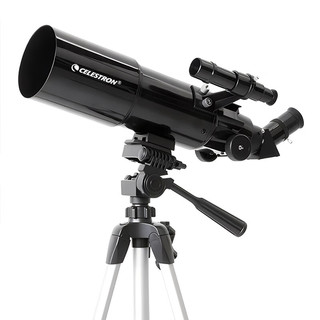 TS80黑色高清高倍大口径专业天文望远镜儿童科普礼物