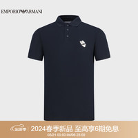 EMPORIO ARMANI 24早春EA男装休闲刺绣徽标POLO衫