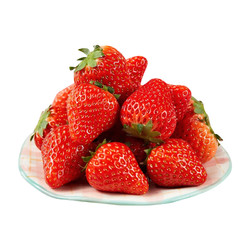 kga安徽长丰红颜99草莓500g*1盒单果18-25g水果整箱