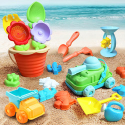 儿童沙滩玩具 沙滩坦克(9件套)