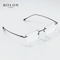 BOLON 暴龙 眼镜近视光学镜眼镜框可配度数 BT1591B10框+优可视变色1.60