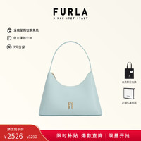 FURLA 芙拉 DIAMANTE牛皮便携小号女士时尚单肩钻石包 薄荷糖蓝