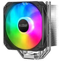PCCOOLER 超频三 东海K4000散热器CPU风扇静音智能温控5v神光同步台式机电脑