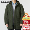 Timberland 棉服男秋冬新款户外运动服防寒保暖休闲棉衣夹克外套A4392 A4392U31/军绿色