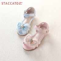 STACCATO 思加图 女童凉鞋小童时尚洋气可爱百搭女宝宝公主鞋