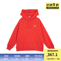 PUMA 彪马 女子廓形连帽休闲卫衣 BZ TOH HOOD627269 红色-11 M(160/84A)