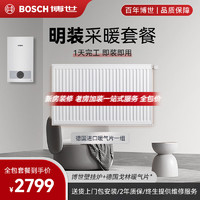 博世（BOSCH）壁挂炉戈林暖气片家用天然气采暖散热片水暖钢制壁挂式全套供暖系统 德国暖气片一组