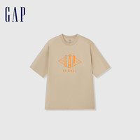 Gap 盖璞 男女夏季圆领纯棉短袖T恤 884791
