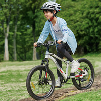 京东京造 22寸儿童自行车 铝车架 红色
