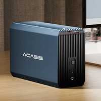 PLUS会员：acasis 阿卡西斯 2.5/3.5英寸 双盘位硬盘盒