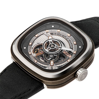 SEVENFRIDAY七个星期五 方盘自动机械表瑞表 PS系列 男士腕表  PS2/01