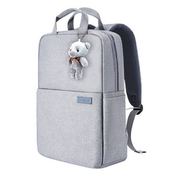 KAMLUI K 双肩电脑包女15.6英寸16华为17.3大容量薄手提书包笔记本防泼背包