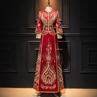 泰勒马丁(TAILEMARTIN)高端秀禾服2024结婚礼服中式婚服新娘敬酒服凤冠霞帔套装 22720 M