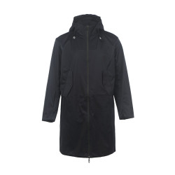 emporioarmani阿玛尼男士休闲连帽上下拉链长风衣外套