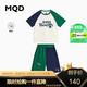 MQD 马骑顿 男童夏装套装夏装新款polo领T恤儿童中大童两件套运动短袖潮