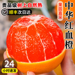 誉福园 血橙新鲜水果秭归中华红橙子10斤当季整箱大果南赣脐红心甜果冻橙