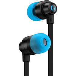 logitech 罗技 G333 入耳式游戏耳机麦克风 电脑手机耳麦 3.5mm接口 黑色