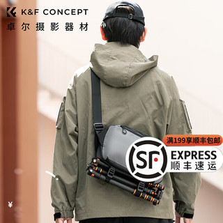 K&F Concept 卓尔相机包单肩胸包摄影包富士微单反数码斜跨收纳包休闲旅