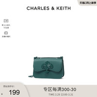 CHARLES & KEITH CHARLES＆KEITH春夏女包CK2-80781686女士欧美休闲链条单肩斜挎包