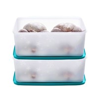 特百惠 5.7L新冷冻大容量保鲜盒2件套 保鲜冷冻盒加大储藏盒保鲜盒