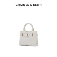 CHARLES & KEITH CHARLES＆KEITH21冬新款CK2-30781677-1女士咖啡扣带饰手提斜挎包