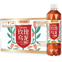 旭日森林 无糖乌龙茶 玫瑰口味乌龙茶饮料 0糖0脂0卡510ml*15瓶整箱