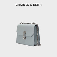 CHARLES & KEITH CHARLES&KEITH;女包CK2-80781356女士金属翻盖单肩包斜挎包